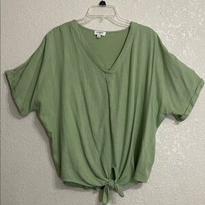 Umgee V-Neck Blouse